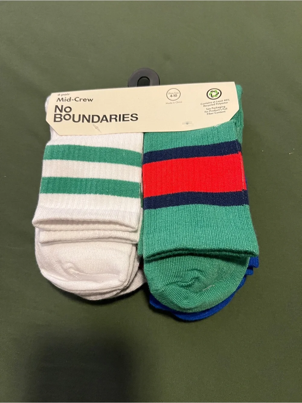 Women’s Mid-Crew Socks - 6 Pairs